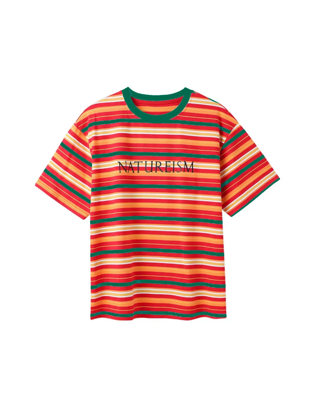 ビタミンカラーのマルチボーダーTシャツ/KIDS