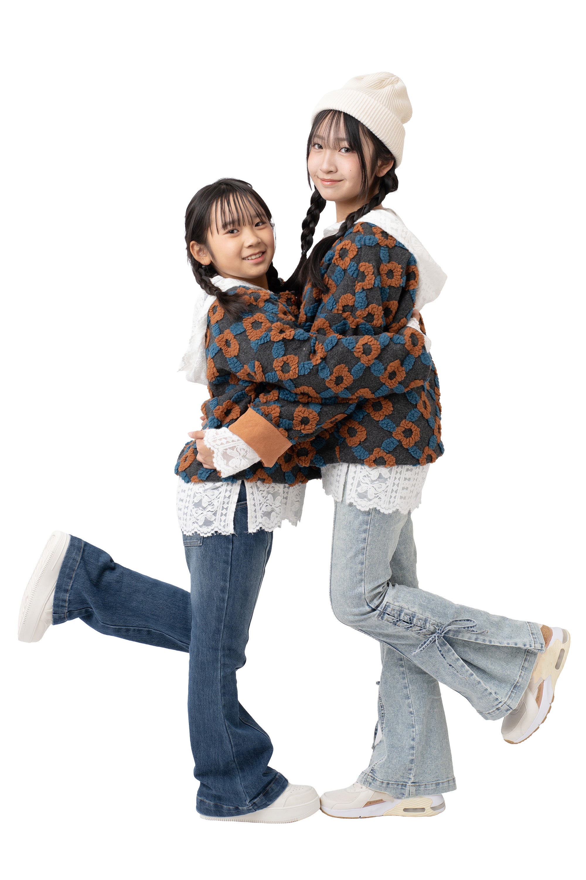 北欧レトロのテキスタイルジャケット 【モデル着用商品】@ino.momo.ha