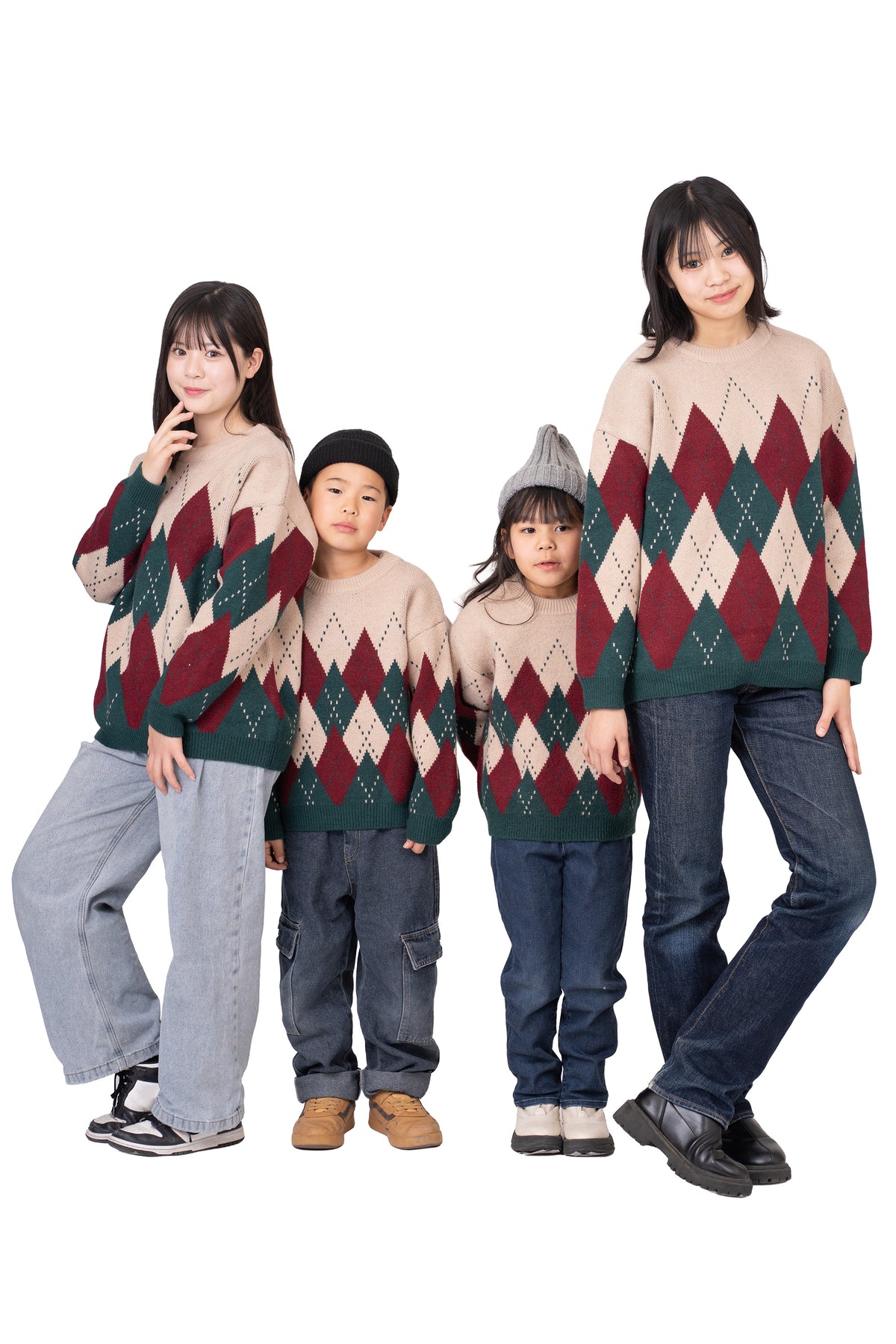 クラシックアーガイル柄ニット【モデル着用商品】@aina_0024 @_miusummer_