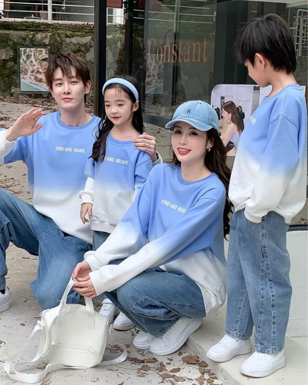 空色グラデーションスウェット