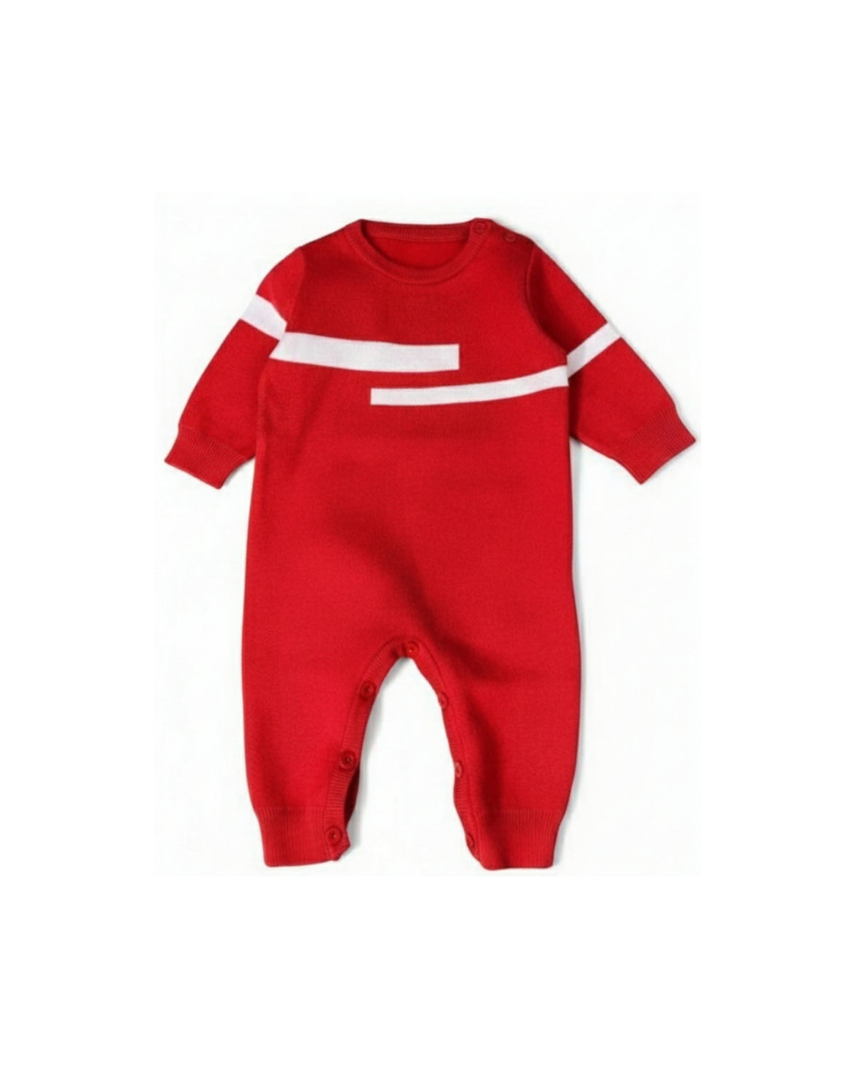 深紅で揃えるファミリーリンクニット/BABY